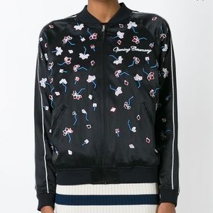 Opening Ceremony Embroidered Black Jacket